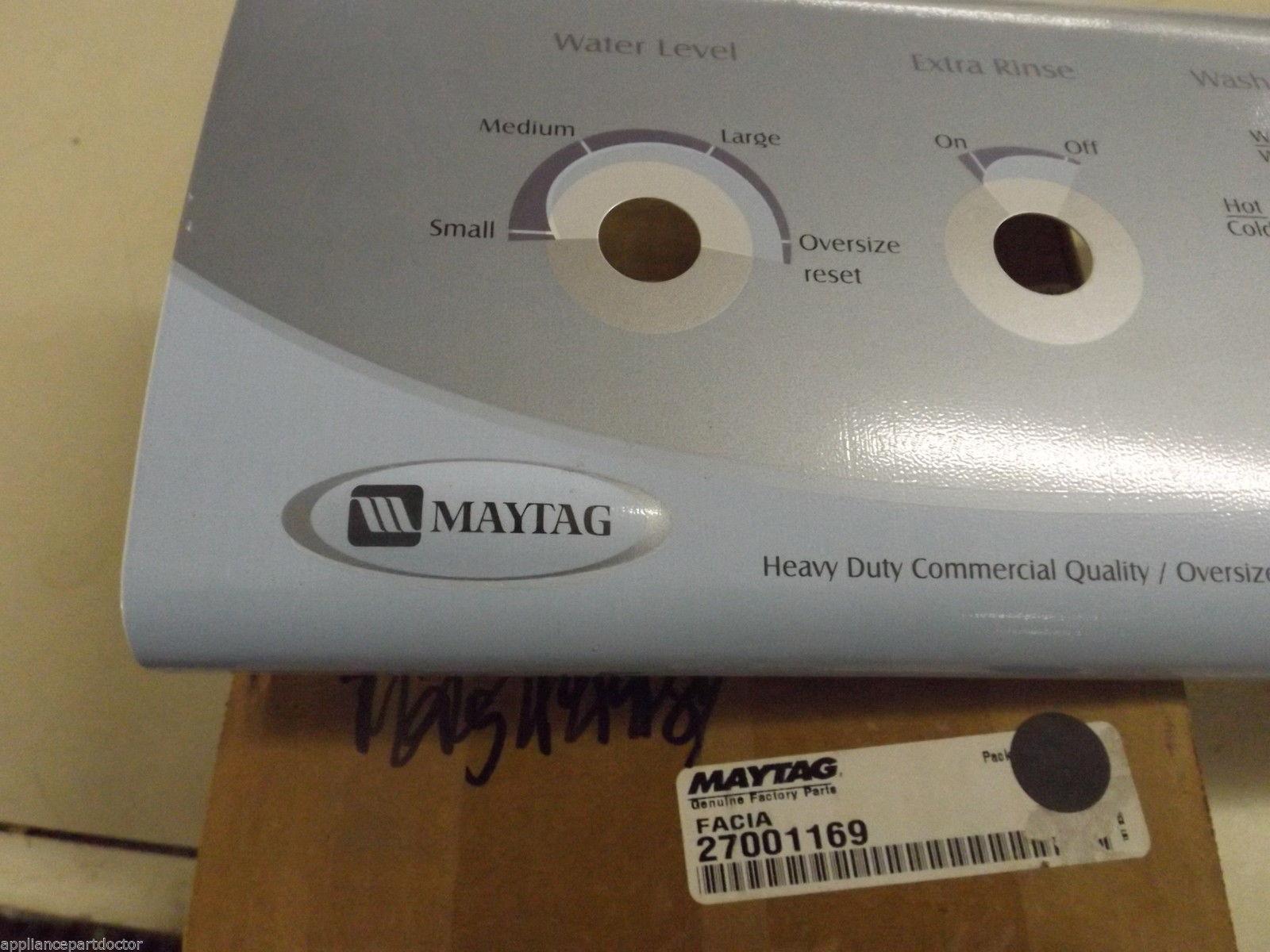 Maytag Washer 27001169 Facia NEW IN BOX Maytag Washer 27001169 Facia NEW IN BOX